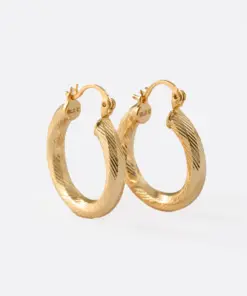 Aretes for love en oro laminado 18K Piangere romanticos