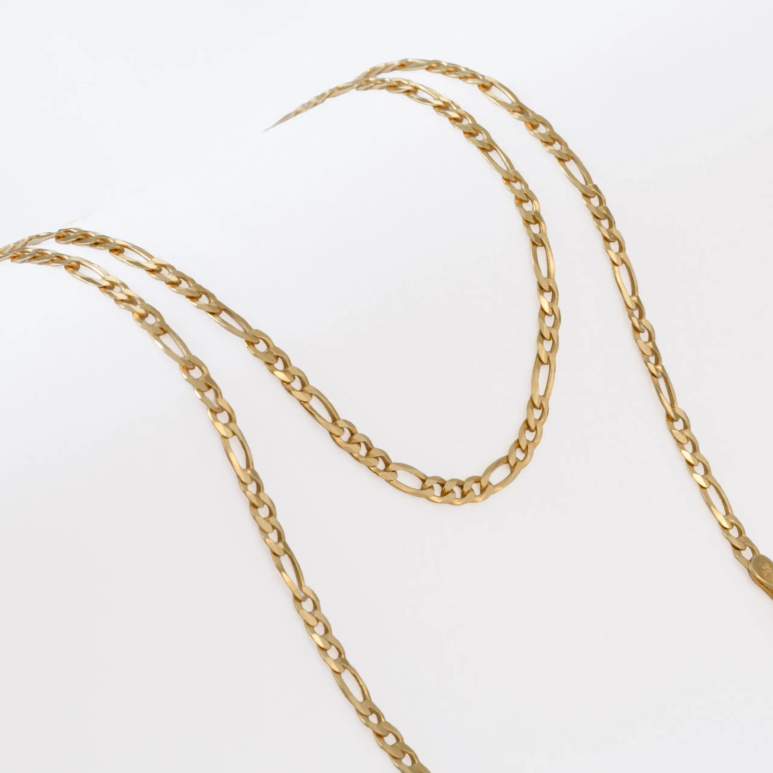 Cadena 3x1 2.9mm 65cm en oro laminado 18K Piangere para hombre