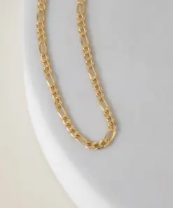 Cadena 3x1 2.9mm 65cm en oro laminado 18K Piangere para hombre