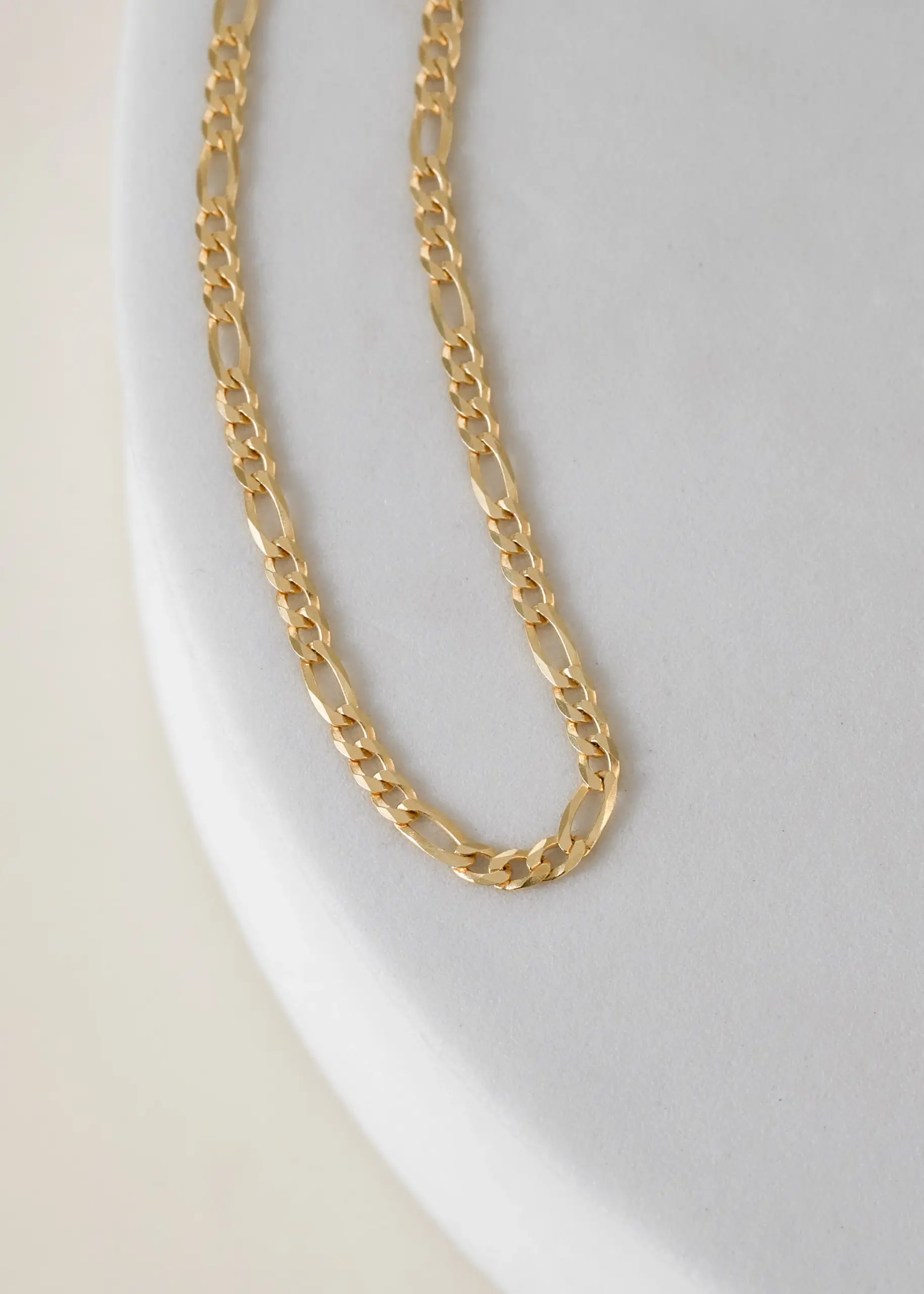 Cadena 3x1 2.9mm 65cm en oro laminado 18K Piangere para hombre