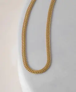 Cadena arrow 2.6mm 65cm en oro laminado 18K Piangere moderna