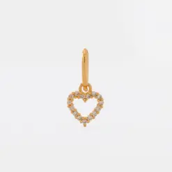 Dije corazon heartsy en oro laminado 18K Piangere romantico