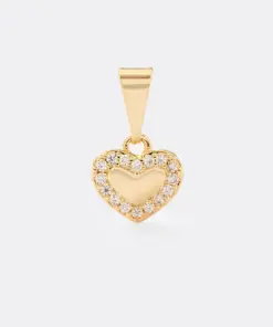 Dije lovely en oro laminado 18K Piangere elegante