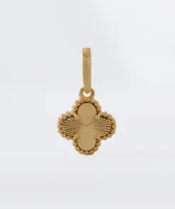Dije trebol my sol clover en oro laminado 18K Piangere elegante