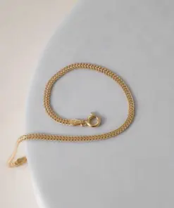 Pulsera arrow 2.6mm 19.5cm en oro laminado 18K Piangere moderna