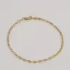 Pulsera gucci 2.5mm 16cm en oro laminado 18K Piangere elegante