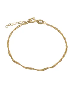 Alternative view of Pulsera Singapur IT 1.5 mm 16 Cms + Ext Piangere