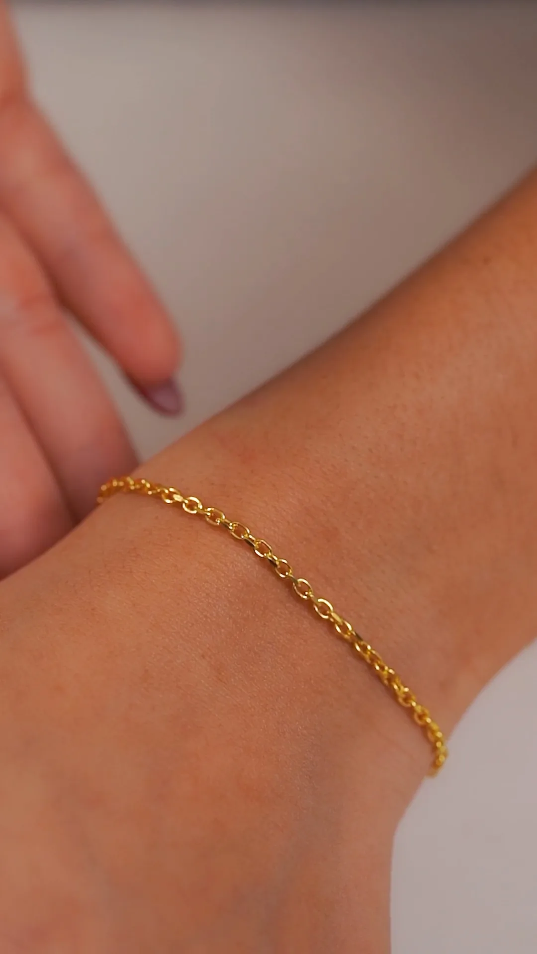 Pulsera Aros IT 2 mm 15.5 Cms + Ext Piangere