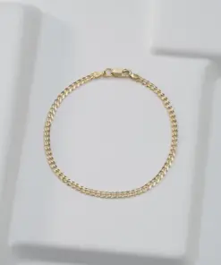 Pulsera Cubana IT 3 mm 19.5 Cms Piangere