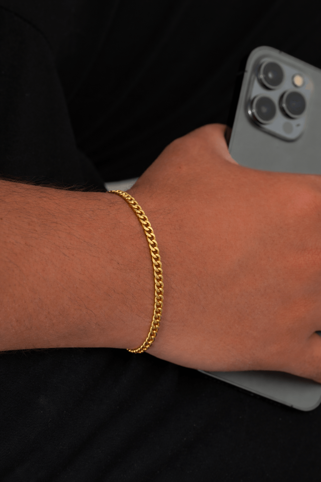 Pulsera Cubana Plana 20 Cms Piangere