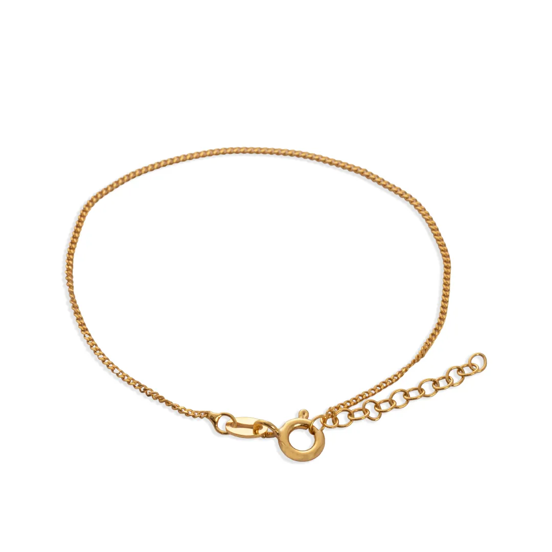 Pulsera Cubanita IT 1 mm 15 Cms + Ext Piangere
