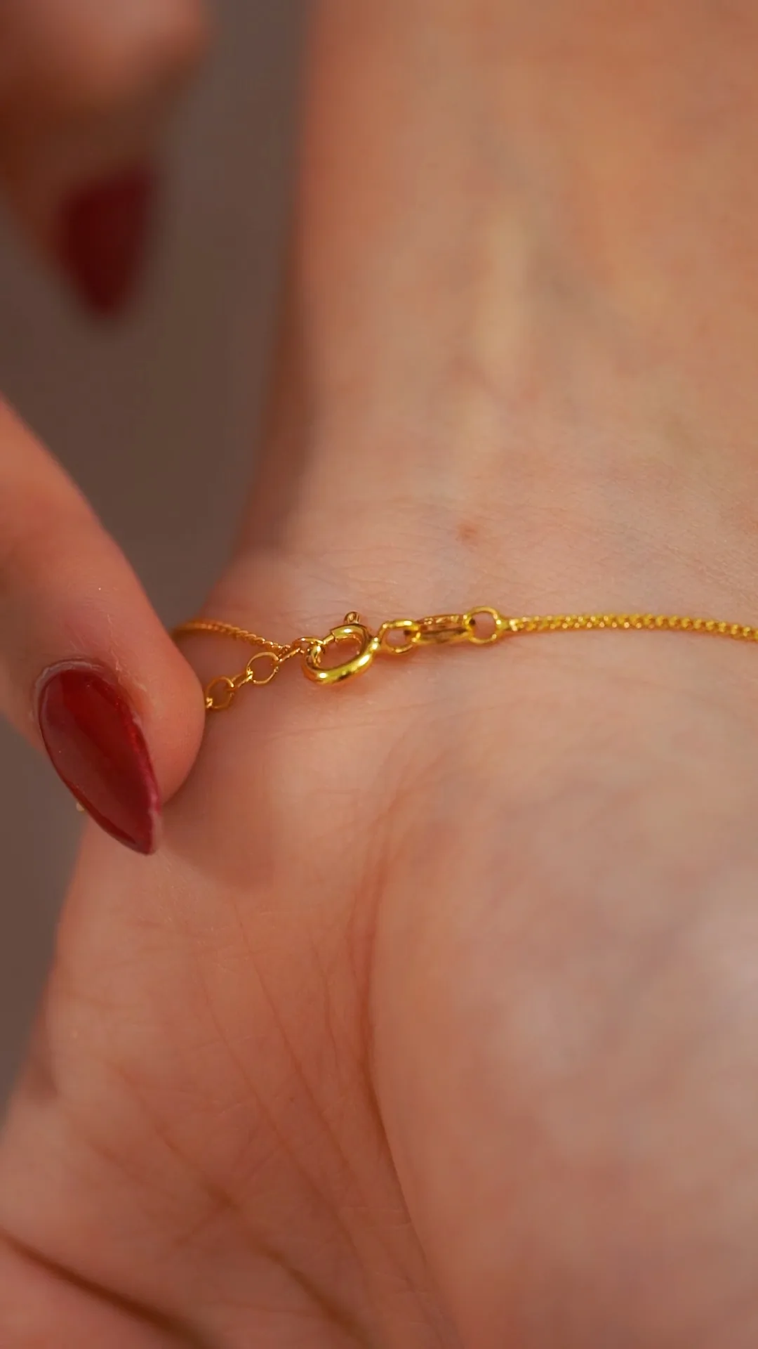 Pulsera Cubanita IT 1 mm 15 Cms + Ext Piangere - Image 2