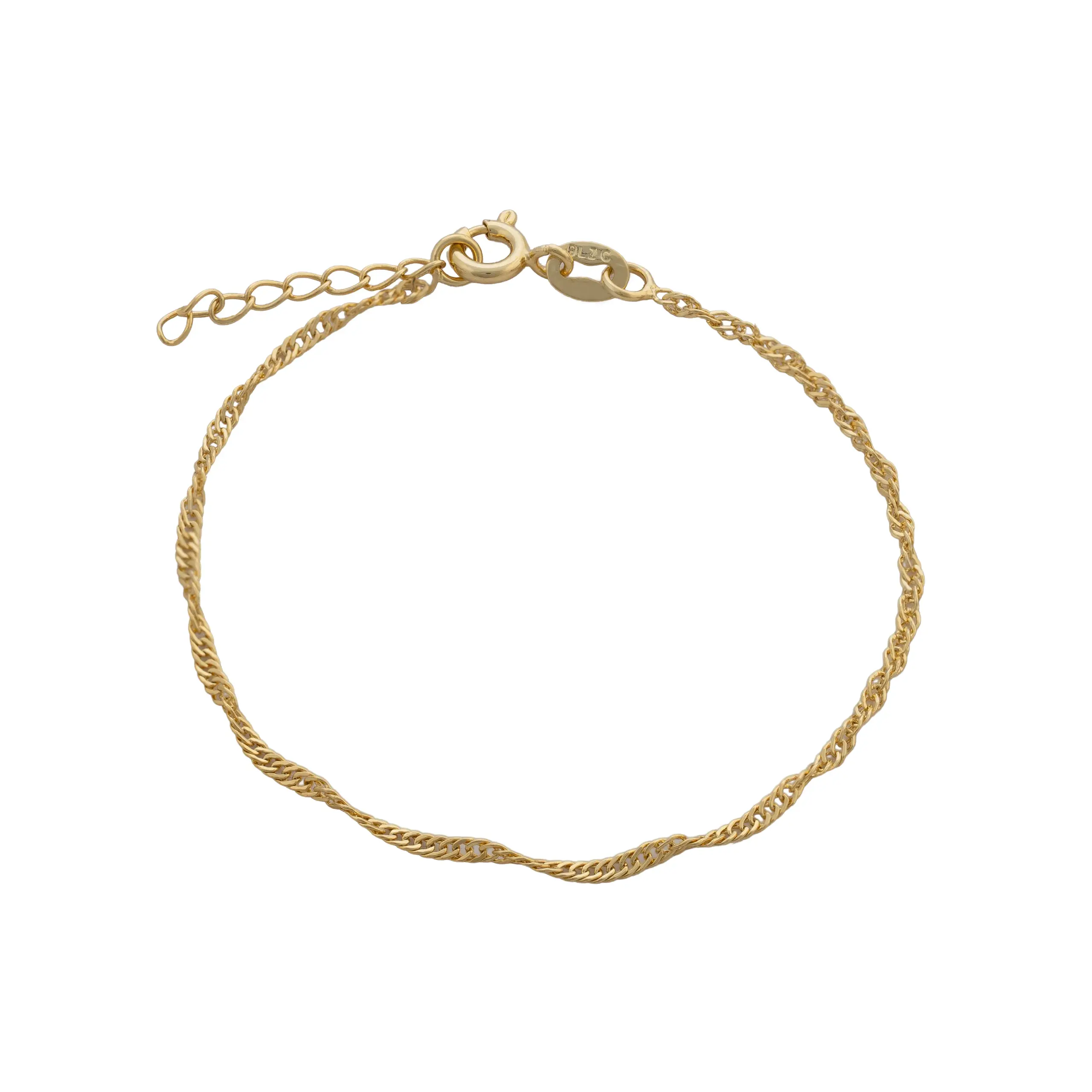 Pulsera Singapur IT 1.5 mm 16 Cms + Ext Piangere - Image 2
